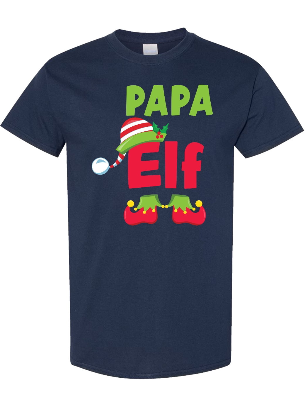 Inktastic Christmas Papa Elf T-Shirt