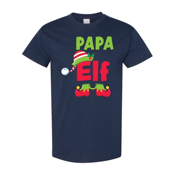 Inktastic Christmas Papa Elf T-Shirt