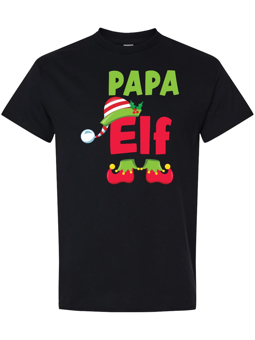 Inktastic Christmas Papa Elf T-Shirt