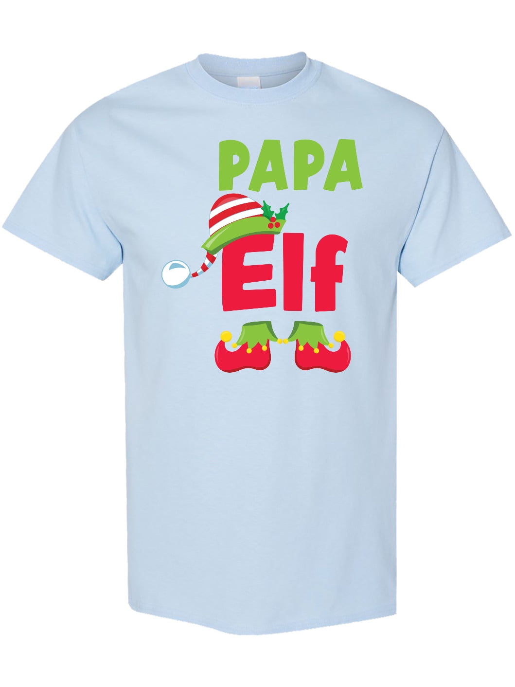 Inktastic Christmas Papa Elf T-Shirt