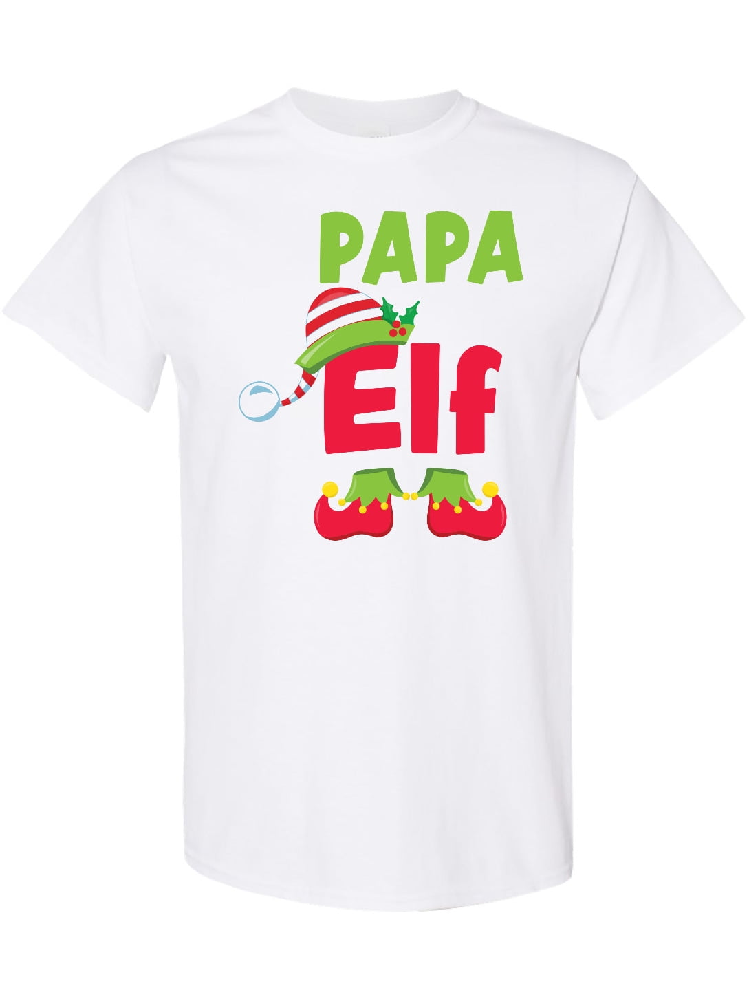 Inktastic Christmas Papa Elf T-Shirt