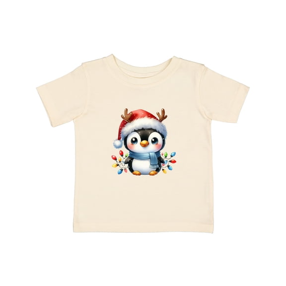 Inktastic Christmas Penguin Boys or Girls Baby T-Shirt