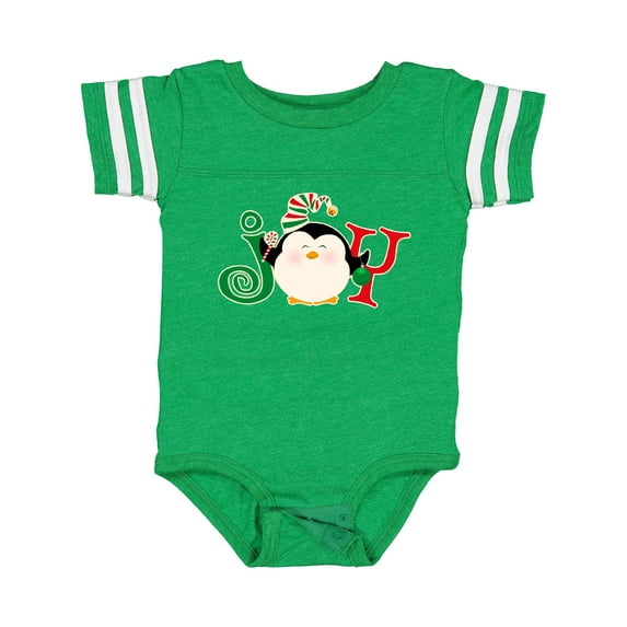 Inktastic Christmas Penguin Joy 2 Boys or Girls Baby Bodysuit
