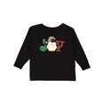 thumbnail image 1 of Inktastic Christmas Penguin Joy 2 Boys or Girls Long Sleeve Toddler T-Shirt, 1 of 5