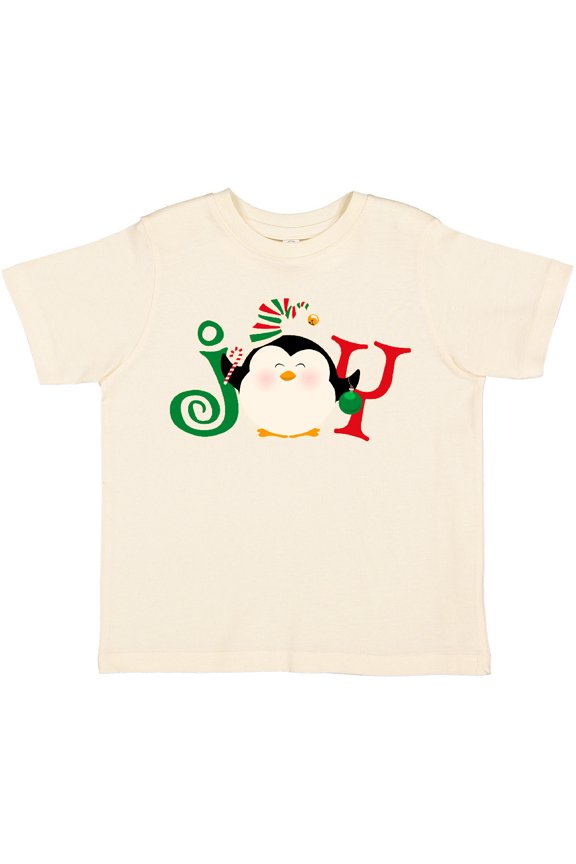 Christmas Penguin Joy 2 Boys or Girls Toddler T-Shirt