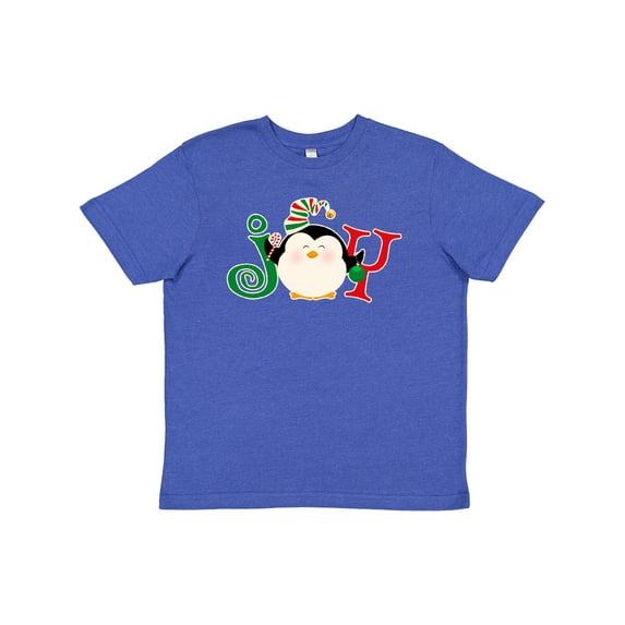 Inktastic Christmas Penguin Joy 2 Youth T-Shirt