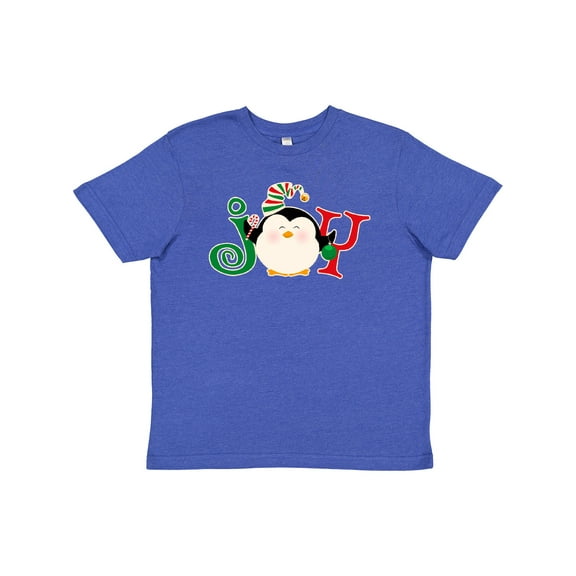Inktastic Christmas Penguin Joy 2 Youth T-Shirt