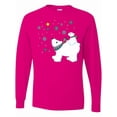 thumbnail image 1 of Inktastic Christmas Polar Bear and Cub with a Star Long Sleeve T-Shirt, 1 of 5
