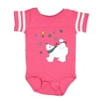 thumbnail image 1 of Inktastic Christmas Polar Bear and Cub with a star Boys or Girls Baby Bodysuit, 1 of 5