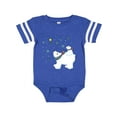 thumbnail image 1 of Inktastic Christmas Polar Bear and Cub with a star Boys or Girls Baby Bodysuit, 1 of 5