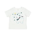 thumbnail image 1 of Inktastic Christmas Polar Bear and Cub with a star Boys or Girls Toddler T-Shirt, 1 of 5