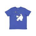 thumbnail image 1 of Inktastic Christmas Polar Bear and Cub with a star Youth T-Shirt, 1 of 5
