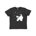 thumbnail image 1 of Inktastic Christmas Polar Bear and Cub with a star Youth T-Shirt, 1 of 5