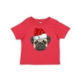 thumbnail image 1 of Inktastic Christmas Pug Dog Santa Boys or Girls Baby T-Shirt, 1 of 5
