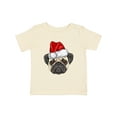 thumbnail image 1 of Inktastic Christmas Pug Dog Santa Boys or Girls Baby T-Shirt, 1 of 5