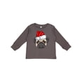 thumbnail image 1 of Inktastic Christmas Pug Dog Santa Boys or Girls Long Sleeve Toddler T-Shirt, 1 of 5