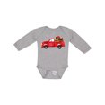 thumbnail image 1 of Inktastic Christmas Red Vintage Truck with Presents Boys or Girls Long Sleeve Baby Bodysuit, 1 of 5