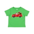thumbnail image 1 of Inktastic Christmas Red Vintage Truck with Presents Boys or Girls Toddler T-Shirt, 1 of 5