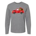 thumbnail image 1 of Inktastic Christmas Red Vintage Truck with Presents Long Sleeve T-Shirt, 1 of 5
