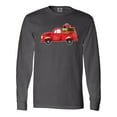 thumbnail image 1 of Inktastic Christmas Red Vintage Truck with Presents Long Sleeve T-Shirt, 1 of 5