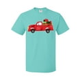 thumbnail image 1 of Inktastic Christmas Red Vintage Truck with Presents T-Shirt, 1 of 5