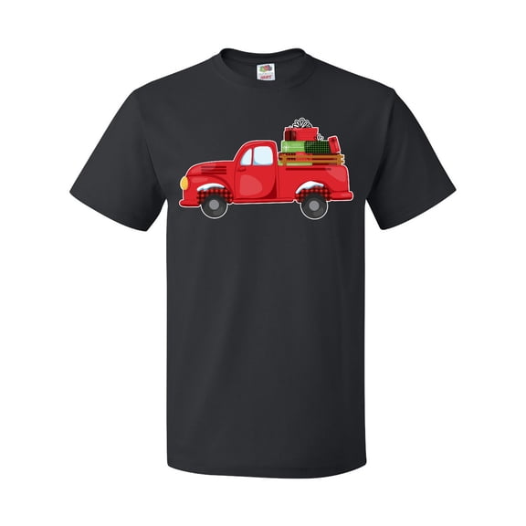 Inktastic Christmas Red Vintage Truck with Presents T-Shirt