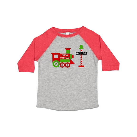 Inktastic Christmas Santa Express Train to the North Pole Boys or Girls Toddler T-Shirt