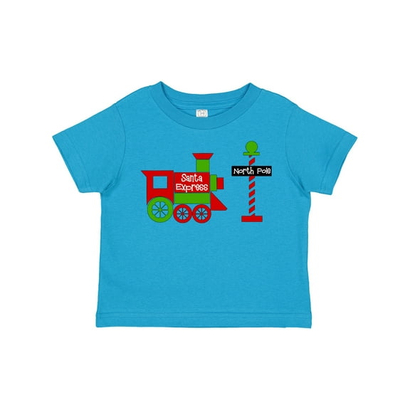 Inktastic Christmas Santa Express Train to the North Pole Boys or Girls Toddler T-Shirt