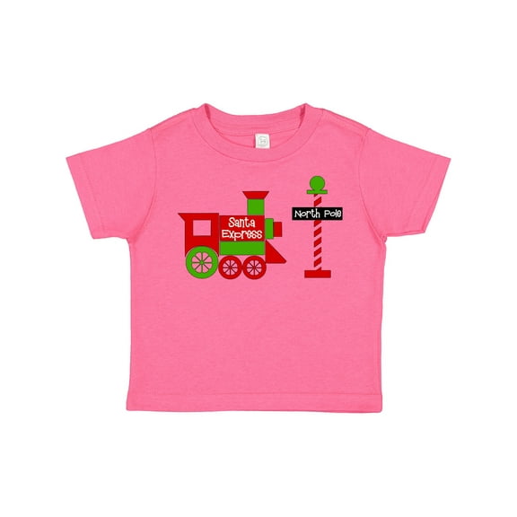 Inktastic Christmas Santa Express Train to the North Pole Boys or Girls Toddler T-Shirt