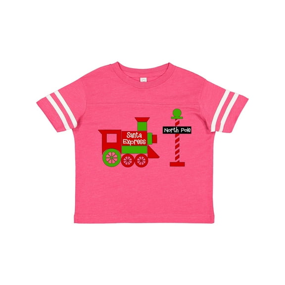 Inktastic Christmas Santa Express Train to the North Pole Boys or Girls Toddler T-Shirt