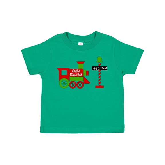 Inktastic Christmas Santa Express Train to the North Pole Boys or Girls Toddler T-Shirt