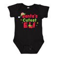thumbnail image 1 of Inktastic Christmas Santa's Cutest Elf Boys or Girls Baby Bodysuit, 1 of 5