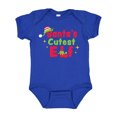thumbnail image 1 of Inktastic Christmas Santa's Cutest Elf Boys or Girls Baby Bodysuit, 1 of 5