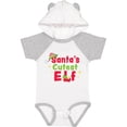 thumbnail image 1 of Inktastic Christmas Santa's Cutest Elf Boys or Girls Baby Bodysuit, 1 of 5