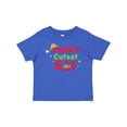 thumbnail image 1 of Inktastic Christmas Santa's Cutest Elf Boys or Girls Baby T-Shirt, 1 of 5