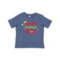 thumbnail image 1 of Inktastic Christmas Santa's Cutest Elf Boys or Girls Baby T-Shirt, 1 of 5
