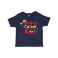 thumbnail image 1 of Inktastic Christmas Santa's Cutest Elf Boys or Girls Toddler T-Shirt, 1 of 5