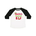 thumbnail image 1 of Inktastic Christmas Santa's Cutest Elf Boys or Girls Toddler T-Shirt, 1 of 5