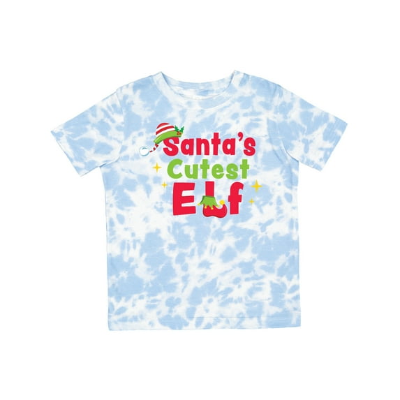 Inktastic Christmas Santa's Cutest Elf Boys or Girls Toddler T-Shirt
