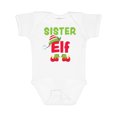 thumbnail image 1 of Inktastic Christmas Sister Elf Girls Baby Bodysuit, 1 of 5