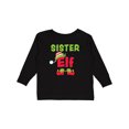 thumbnail image 1 of Inktastic Christmas Sister Elf Girls Long Sleeve Toddler T-Shirt, 1 of 5