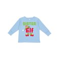 thumbnail image 1 of Inktastic Christmas Sister Elf Girls Long Sleeve Toddler T-Shirt, 1 of 5
