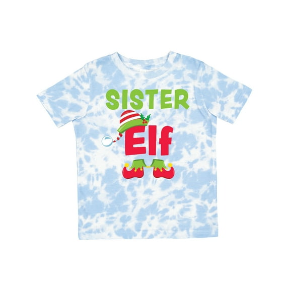 Inktastic Christmas Sister Elf Girls Toddler T-Shirt