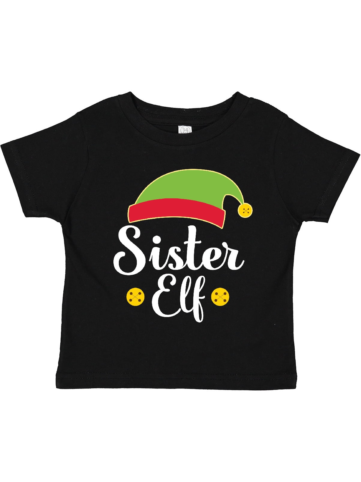 Inktastic Christmas Sister Elf Holiday Girls Toddler T-Shirt