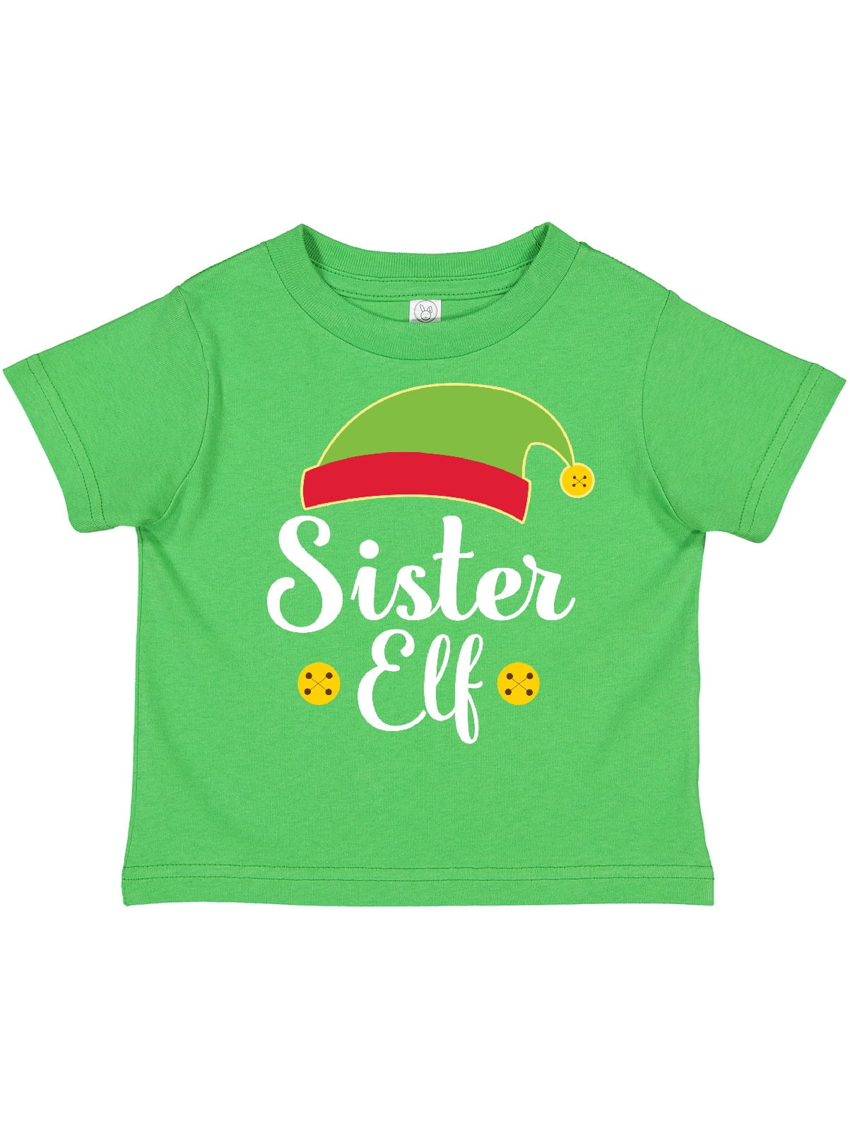 Inktastic Christmas Sister Elf Holiday Girls Toddler T-Shirt