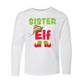 thumbnail image 1 of Inktastic Christmas Sister Elf Long Sleeve Youth T-Shirt, 1 of 5