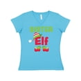 thumbnail image 1 of Inktastic Christmas Sister Elf Women's V-Neck T-Shirt, 1 of 5