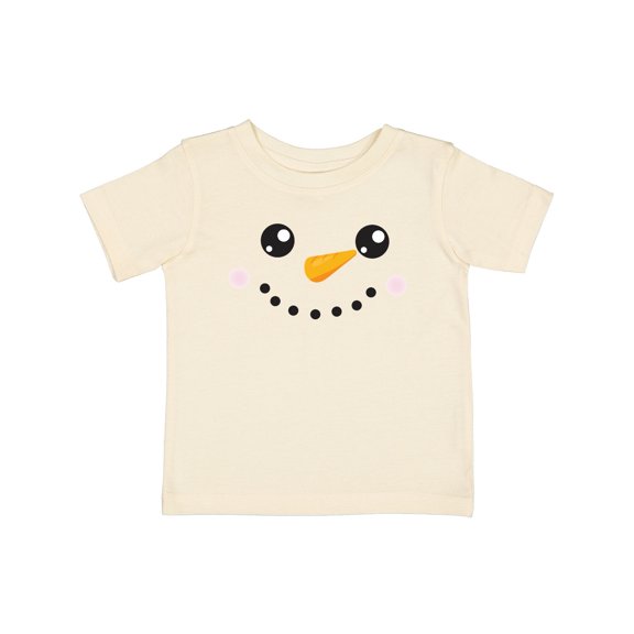 Inktastic Christmas Snowman, White Snowman, Carrot Nose Boys or Girls Baby T-Shirt