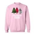 thumbnail image 1 of Inktastic Christmas Squad with Plaid Trees Adult Sweatshirt, 1 of 4