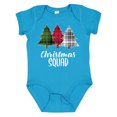 thumbnail image 1 of Inktastic Christmas Squad with Plaid Trees Boys or Girls Baby Bodysuit, 1 of 5